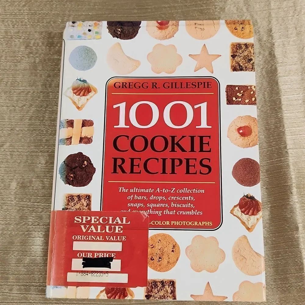 1001 Cookie Recipes Cookbook by Gregg Gillespie